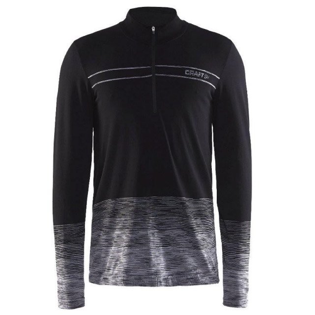 【Craft】男 Wool Comfort 2.0 CN Zip 全天候長袖拉鍊羊毛衣/1905345-999975 黑✿30E010